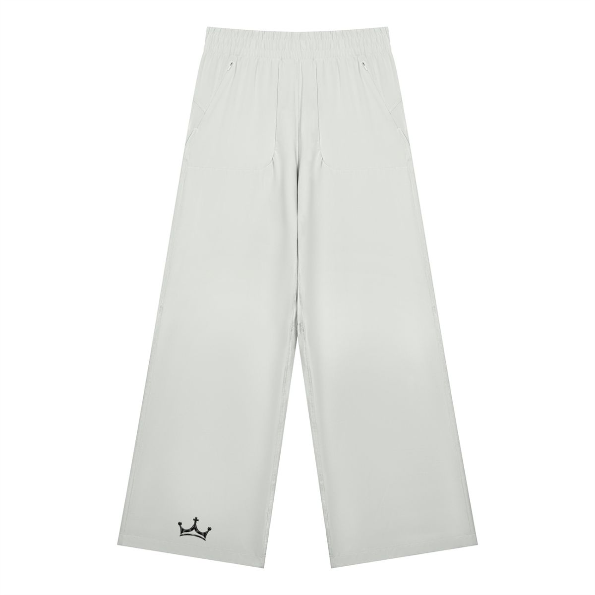 The GFG Heritage Wide Leg Yoga Pants — Black Crown