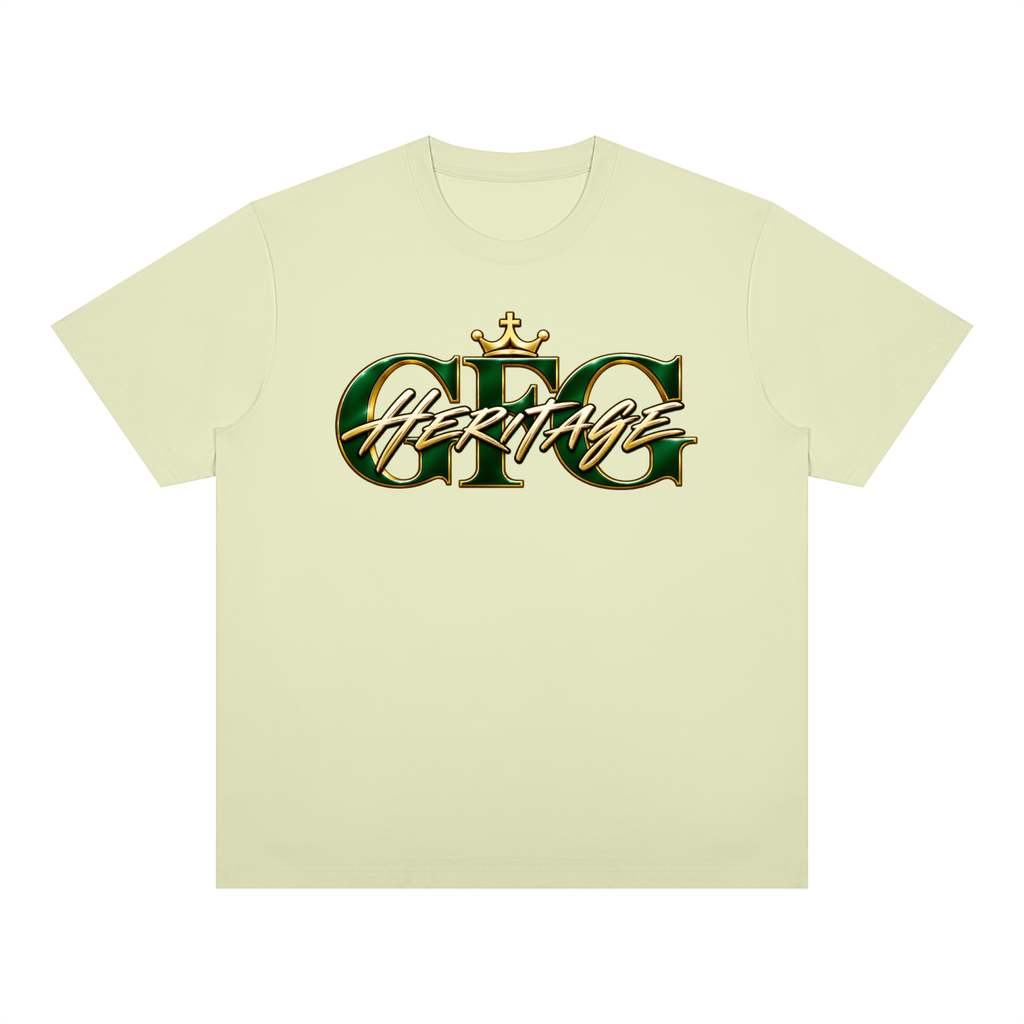 The GFG Heritage Statement Tee — Gold Lettering