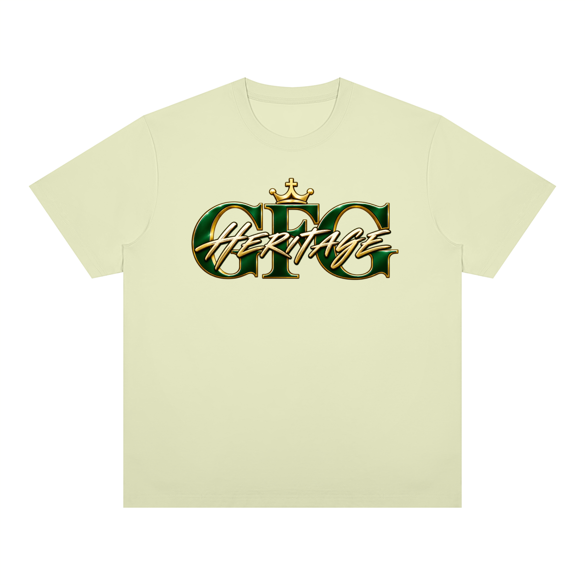 The GFG Heritage Statement Tee — Gold Lettering