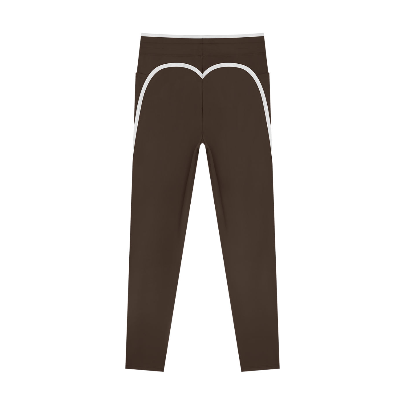 The GFG Heritage Side Stripe Yoga Leggings — White Crown