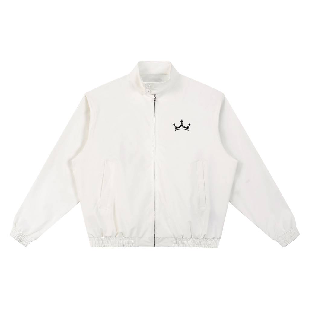 The GFG Heritage Stand Collar Bomber — Black Crown