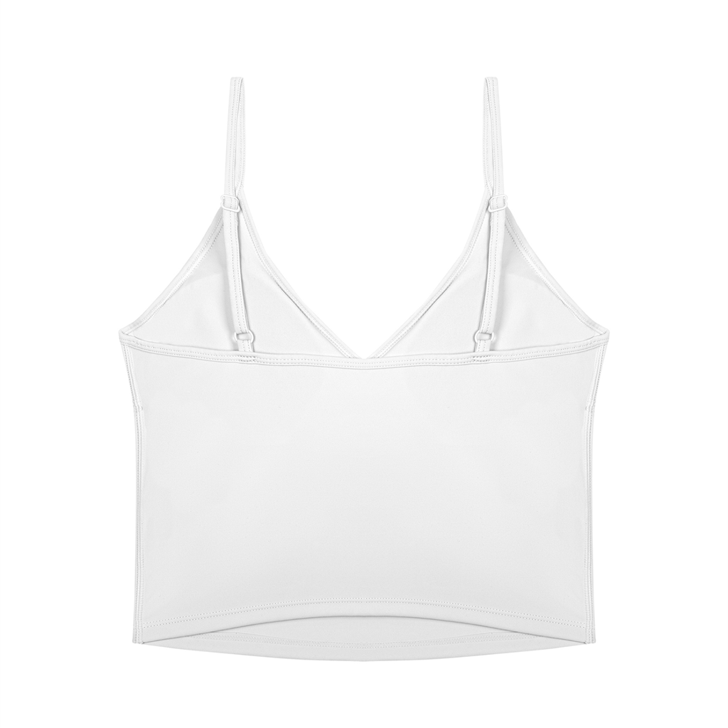 The GFG Heritage V-Neck Yoga Tank — Black Crown