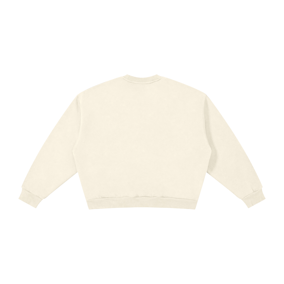 The GFG Heritage Boxy Fleece Crewneck — Tonal Lettering