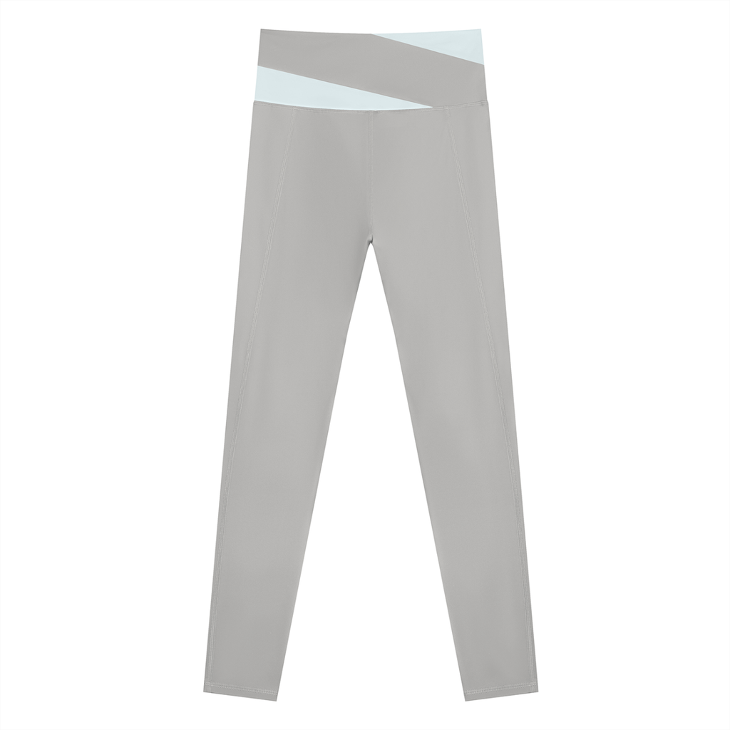 The GFG Heritage Color Block Yoga Leggings — Black Crown