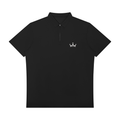 The GFG Heritage Quarter-Zip Performance Polo — White Crown