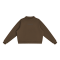 The GFG Heritage Essential Fleece Mock-Neck Sweatshirt — Tonal Lettering