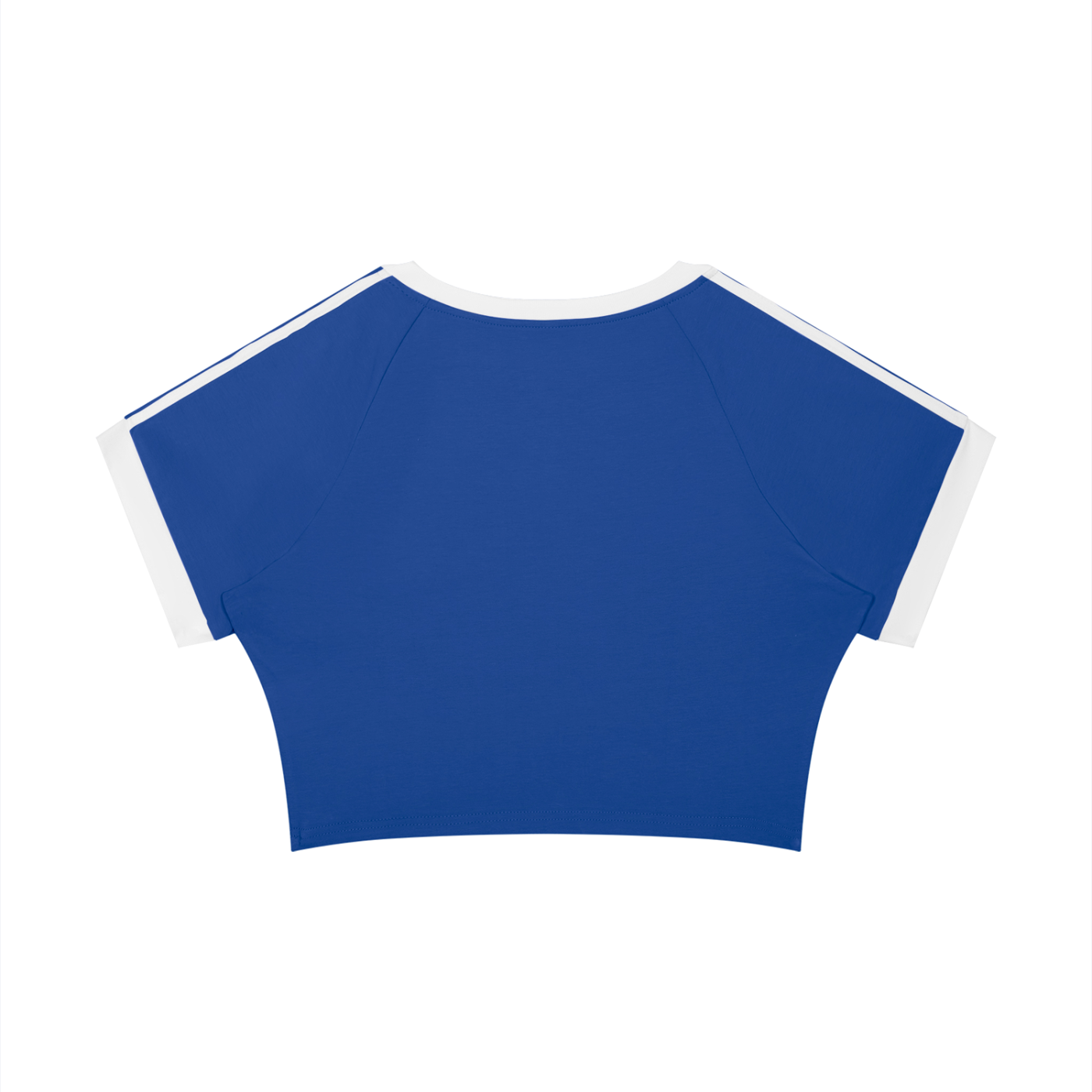 The GFG Heritage Varsity Crop Tee — White Crown