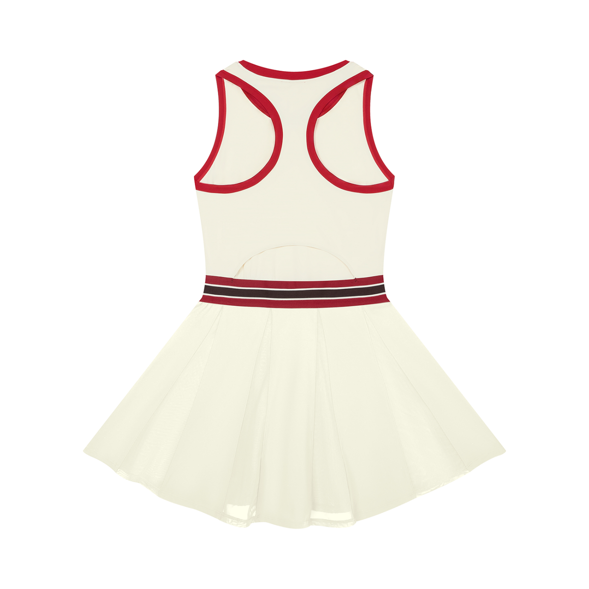 The GFG Heritage Color Block Dress — Red Crown