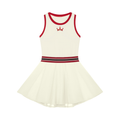 The GFG Heritage Color Block Dress — Red Crown