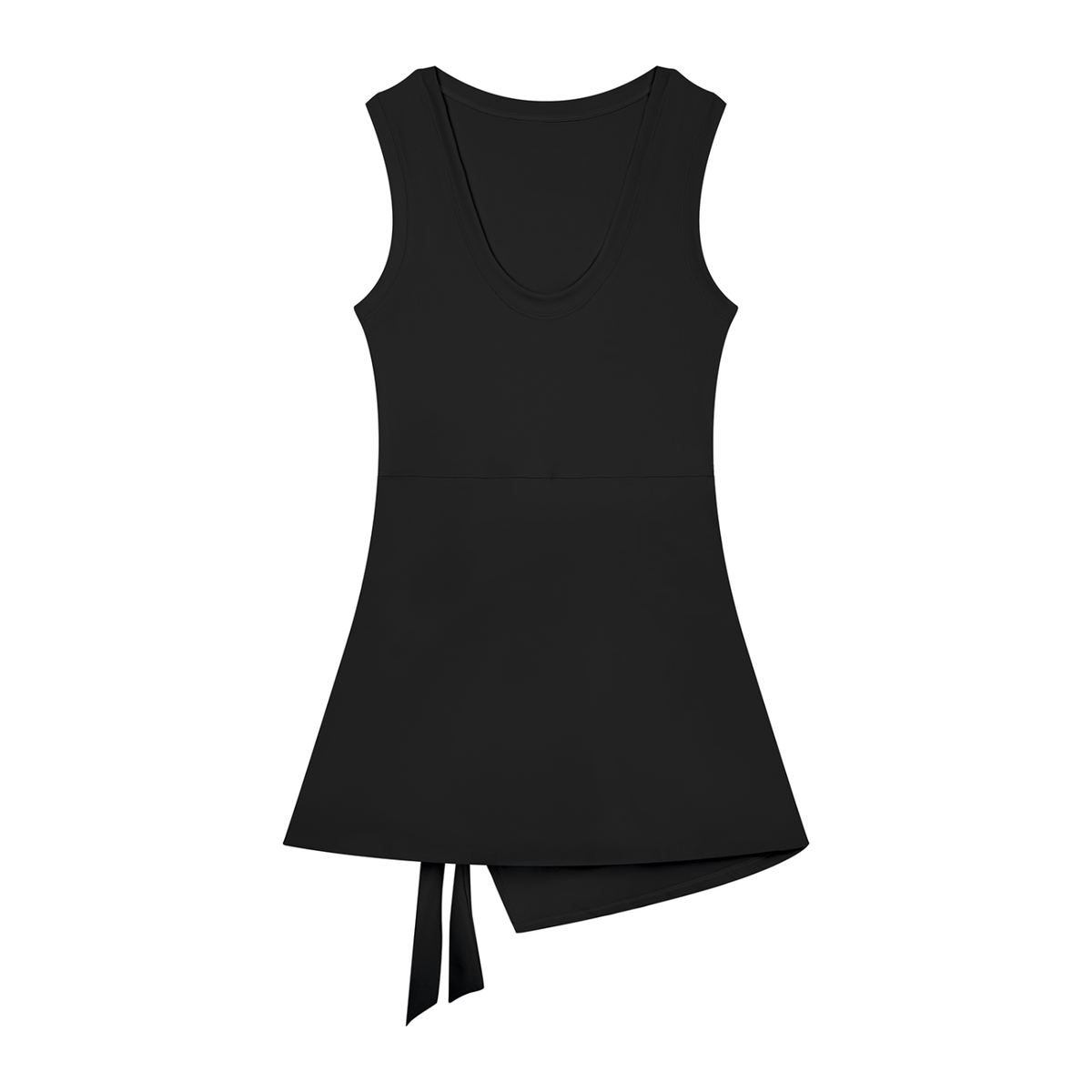 The GFG Heritage Wrap-Tie Dress — White Crown