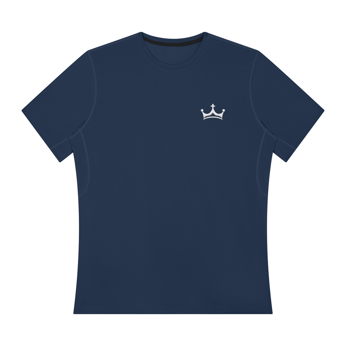 The GFG Heritage Regular-Fit Performance Tee — Silver Crown