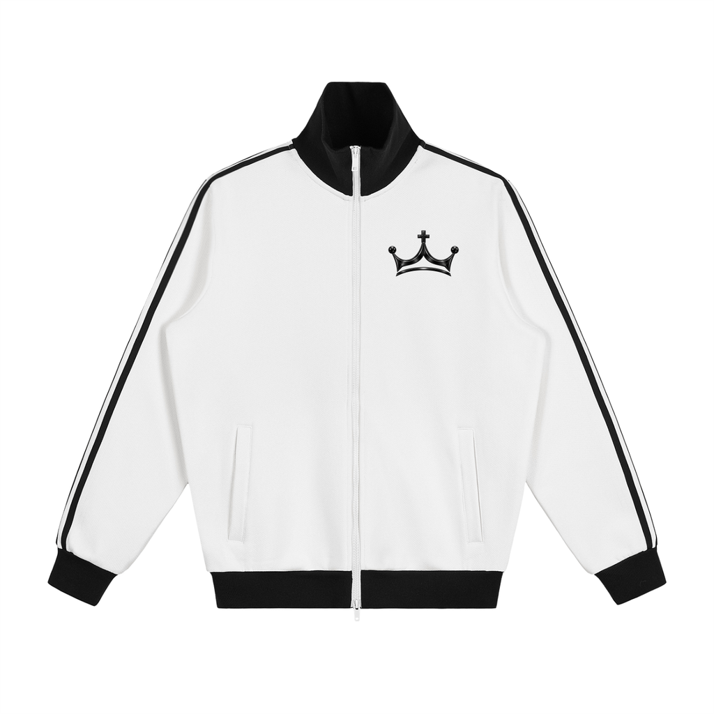 The GFG Heritage Track Jacket — Black Crown