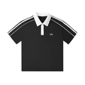 The GFG Heritage Contrast-Collar Polo — White Crown