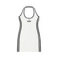 The GFG Heritage Halter Mini Dress — Black Crown
