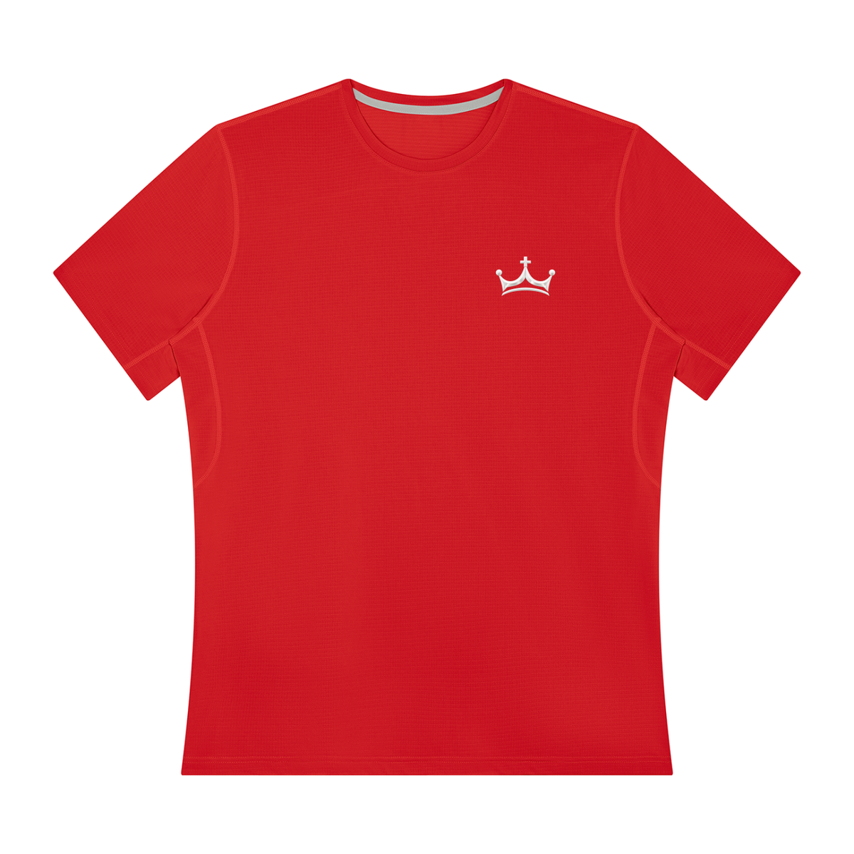 The GFG Heritage Regular-Fit Performance Tee — Silver Crown