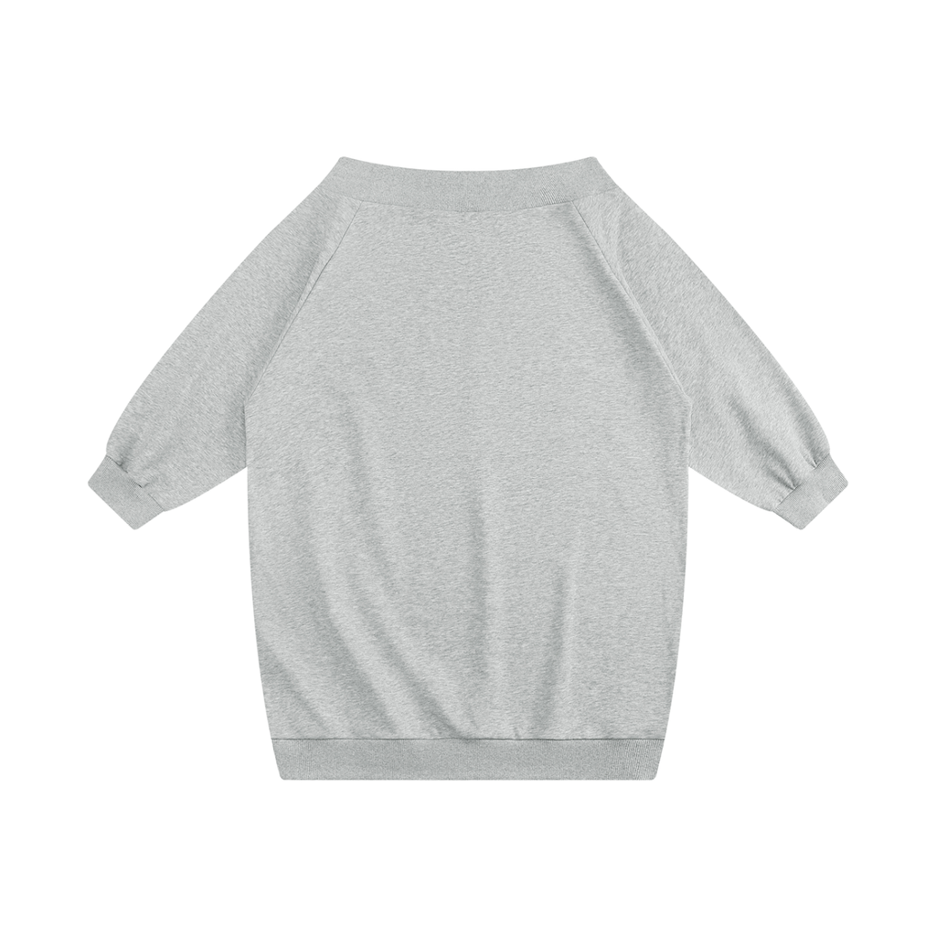 The GFG Heritage Boat-Neck Sweatshirt Dress — White Crown