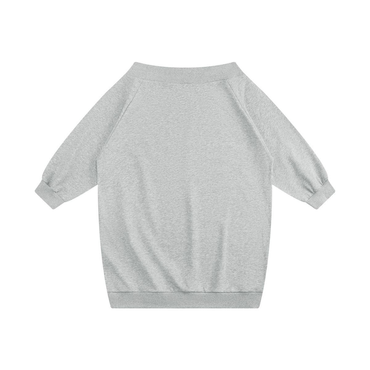 The GFG Heritage Boat-Neck Sweatshirt Dress — White Crown