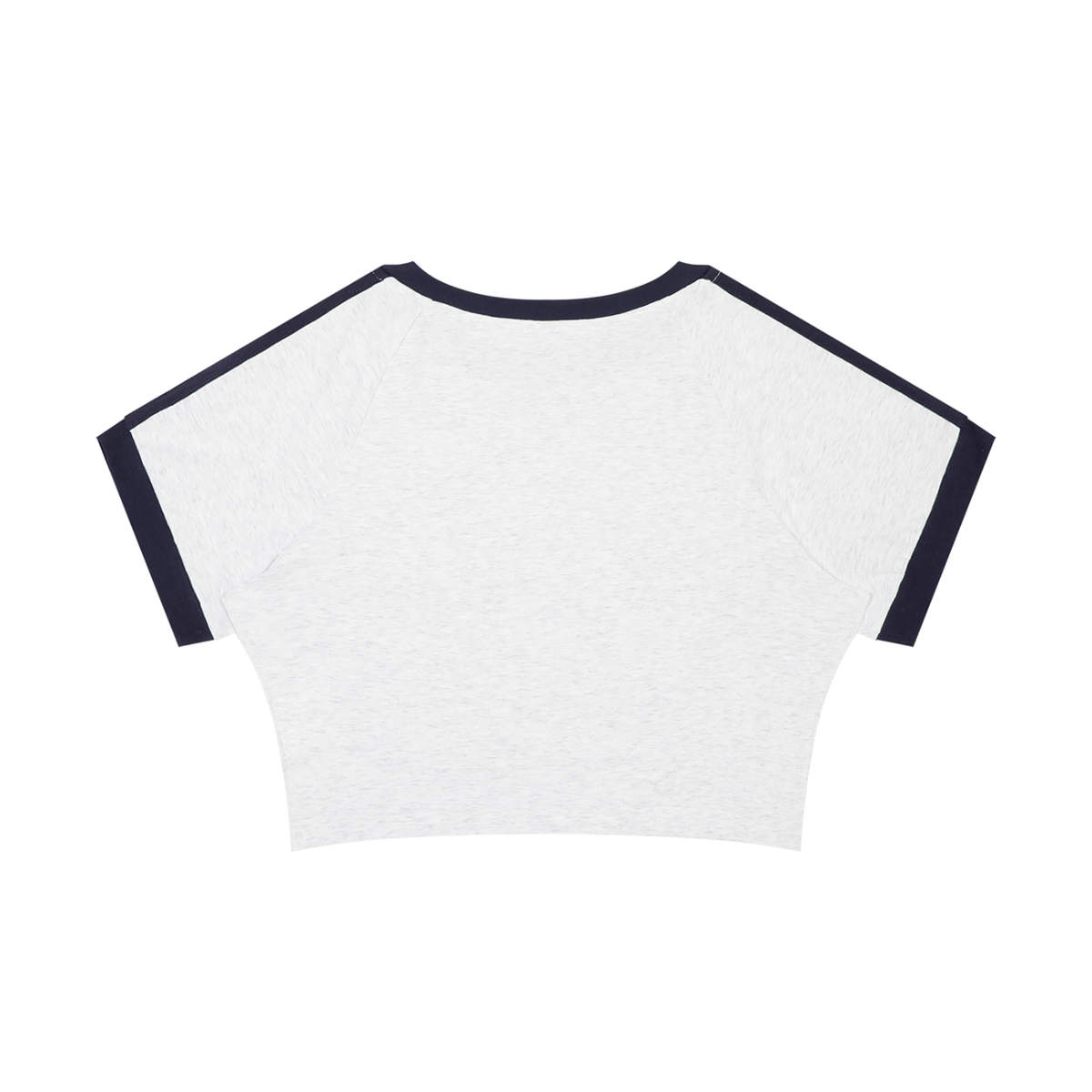 The GFG Heritage Varsity Crop Tee — Black Crown