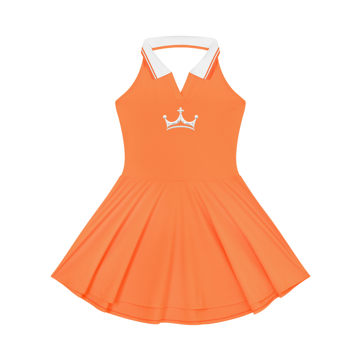 The GFG Heritage Tennis Dress — White Crown