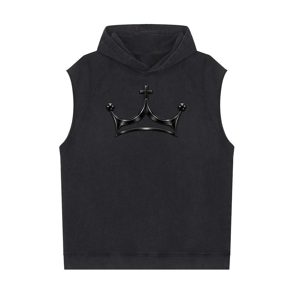 The GFG Heritage Snow Washed Sleeveless Hoodie