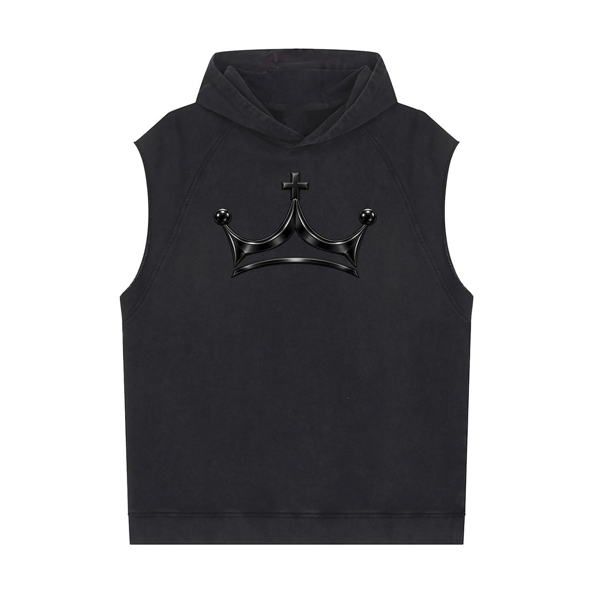 The GFG Heritage Snow Washed Sleeveless Hoodie