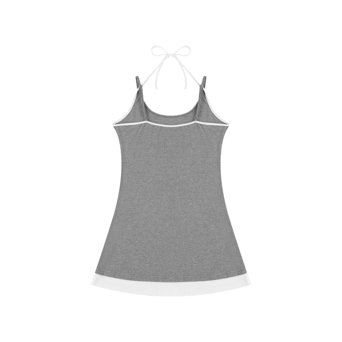 The GFG Heritage Bow-Tie Cami Dress — White Crown