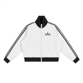 The GFG Heritage Cropped Track Jacket — Black Crown