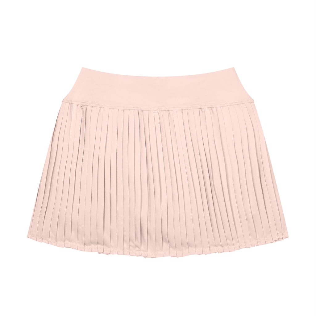 The GFG Heritage Pleated Yoga Skort — Black Crown
