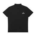 The GFG Heritage Quarter-Zip Performance Polo — White Crown