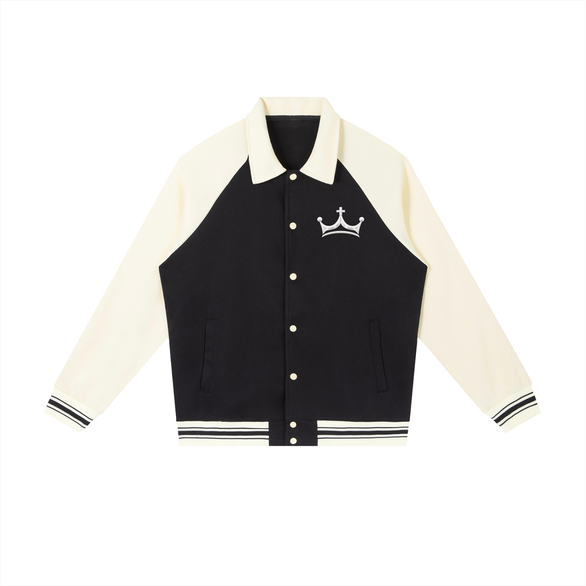 The GFG Heritage Collegiate Jacket — White Crown