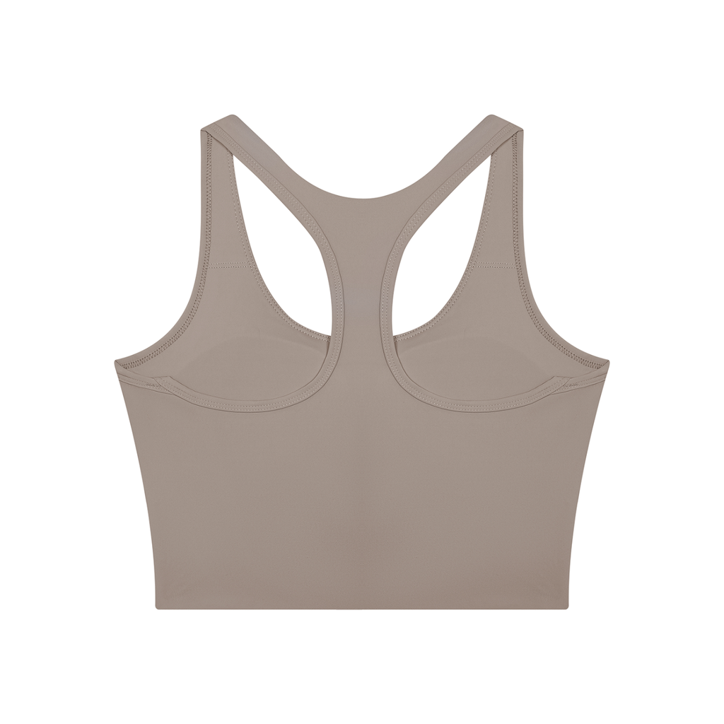 The GFG Heritage Color Block Yoga Tank — White Crown