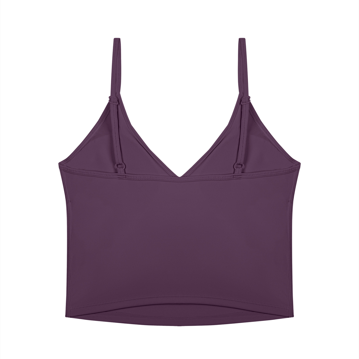 The GFG Heritage V-Neck Yoga Tank — White Crown