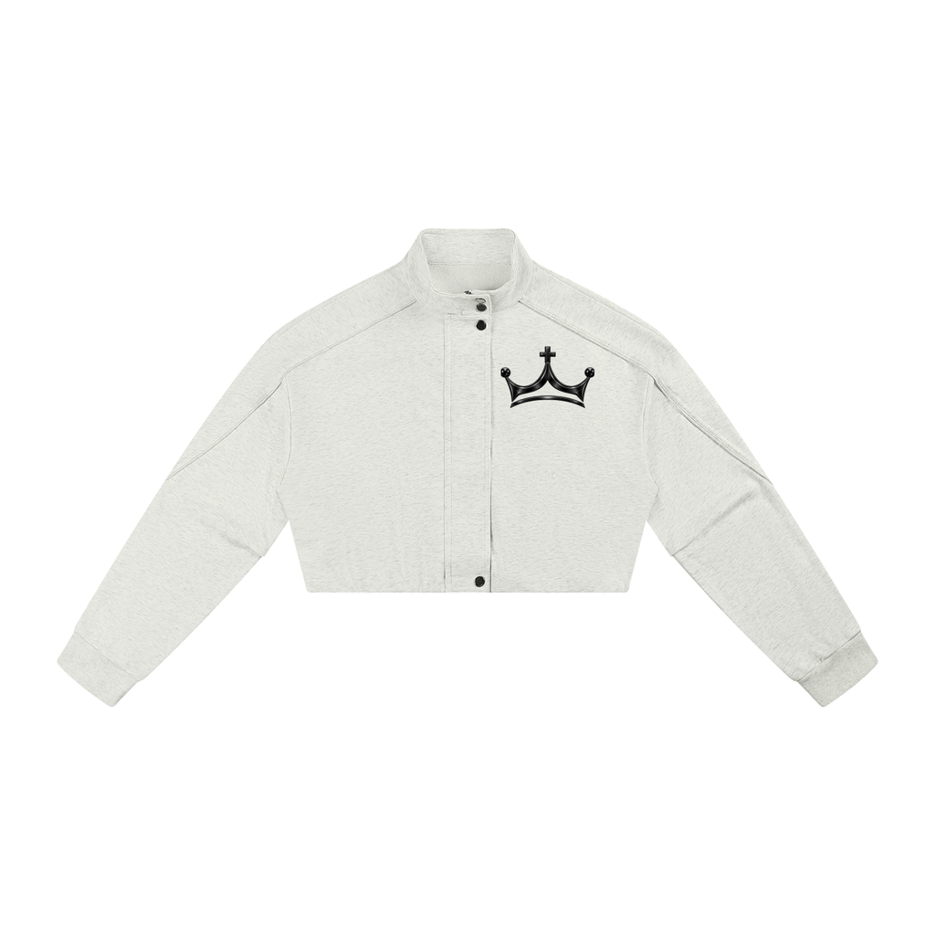 The GFG Heritage Button-Front Jacket — Black Crown