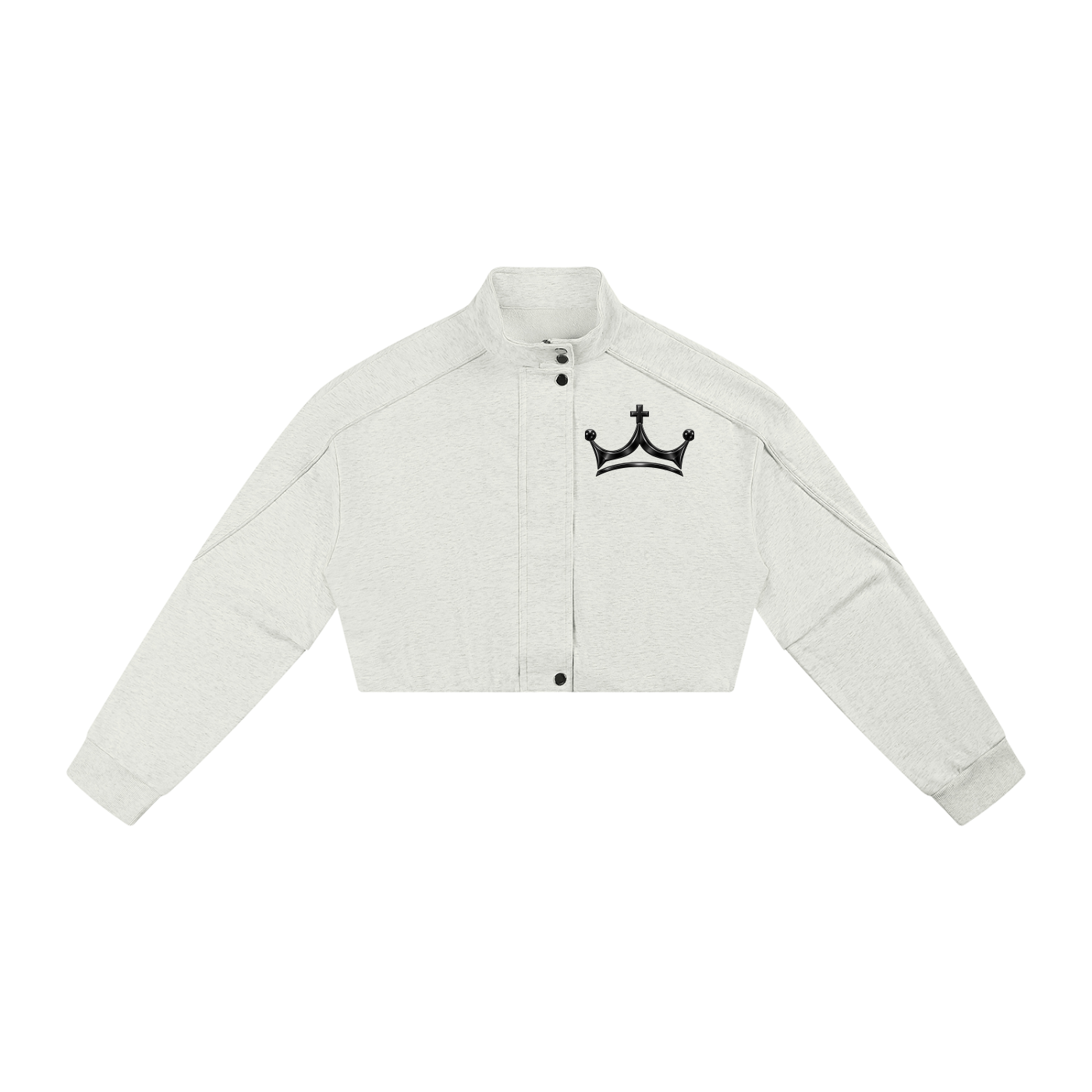 The GFG Heritage Button-Front Jacket — Black Crown