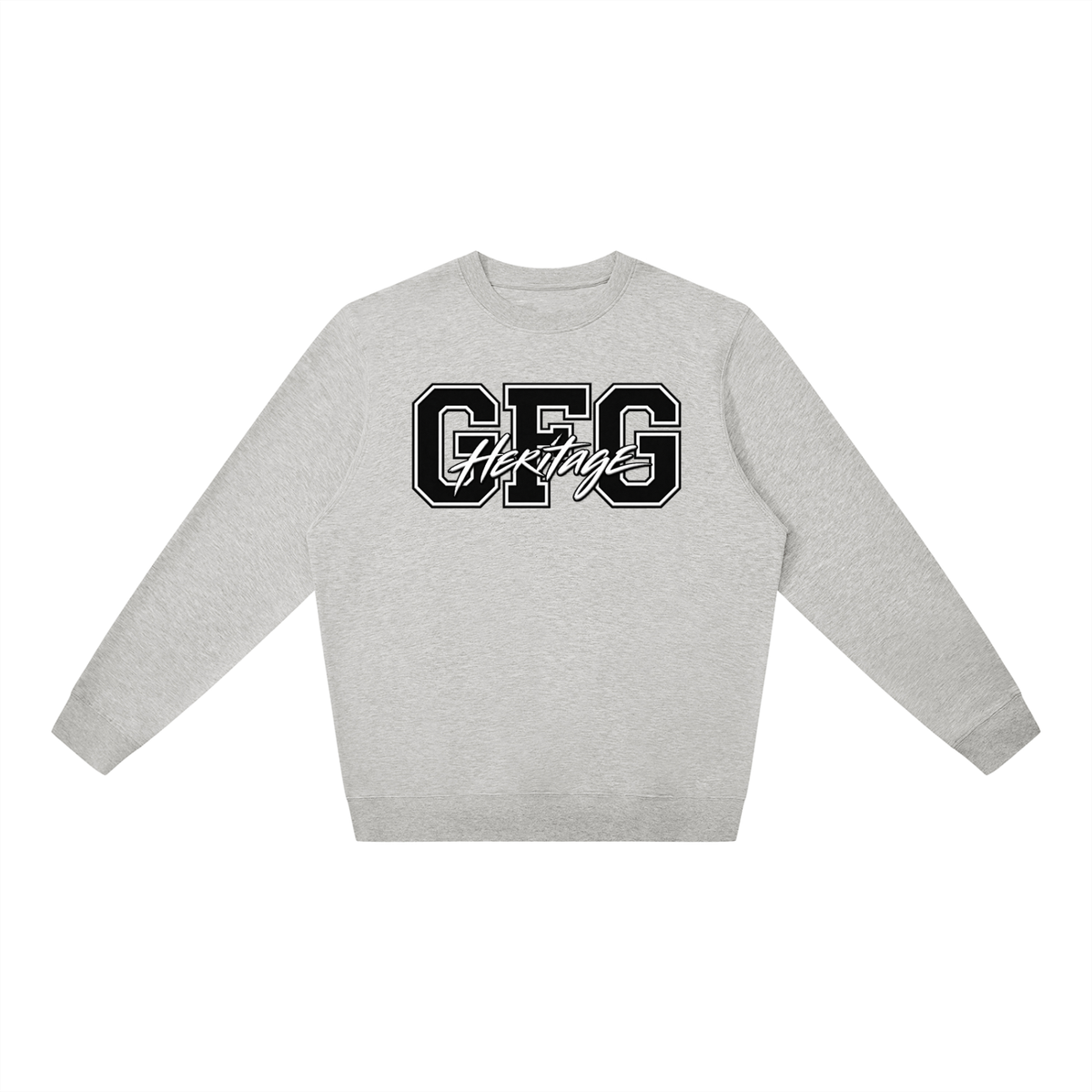 The GFG Heritage Oversized Crewneck — Varsity Lettering