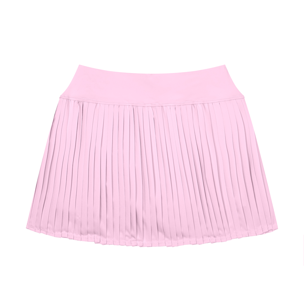 The GFG Heritage Pleated Yoga Skort — Black Crown