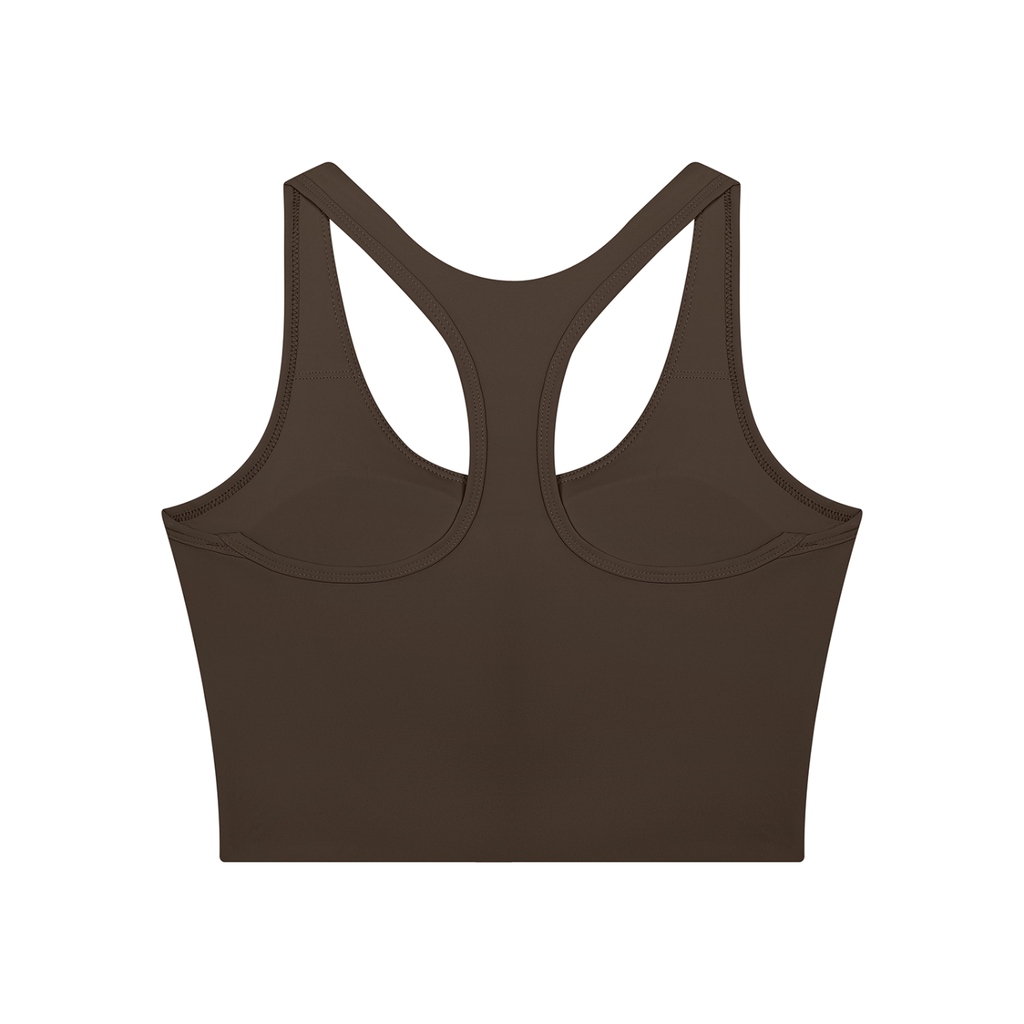 The GFG Heritage Color Block Yoga Tank — White Crown