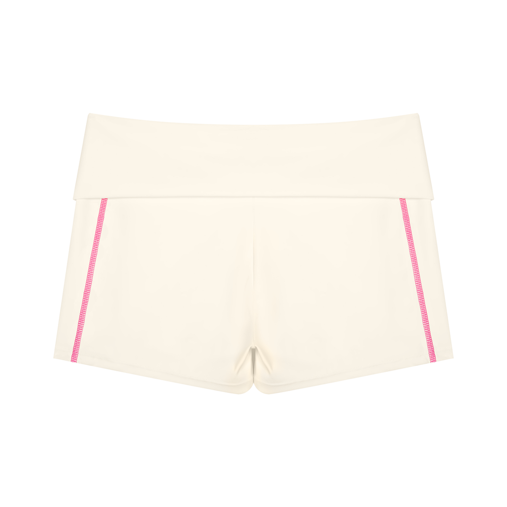 The GFG Heritage Yoga Biker Shorts — Black Crown