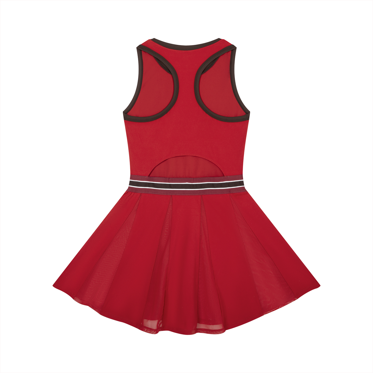 The GFG Heritage Color Block Dress — White Crown