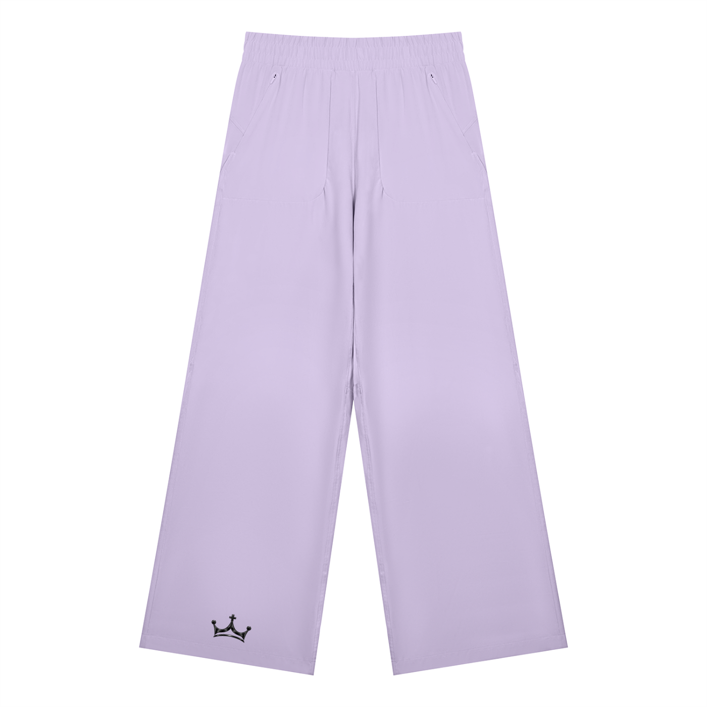 The GFG Heritage Wide Leg Yoga Pants — Black Crown