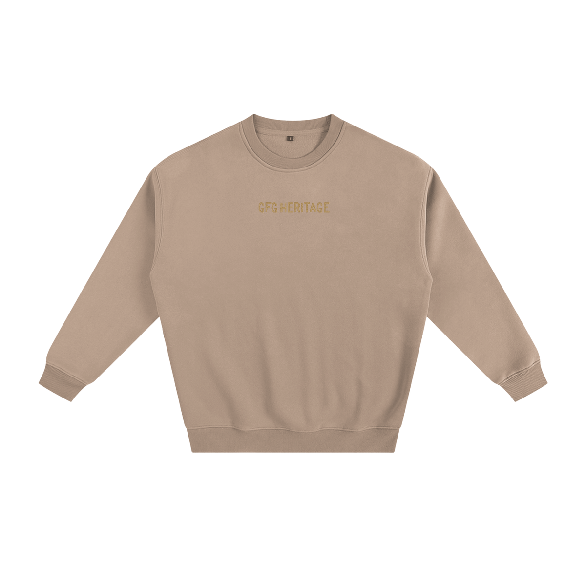 The GFG Heritage Fleeced Sweatshirt — Gold Lettering
