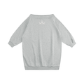 The GFG Heritage Boat-Neck Sweatshirt Dress — White Crown
