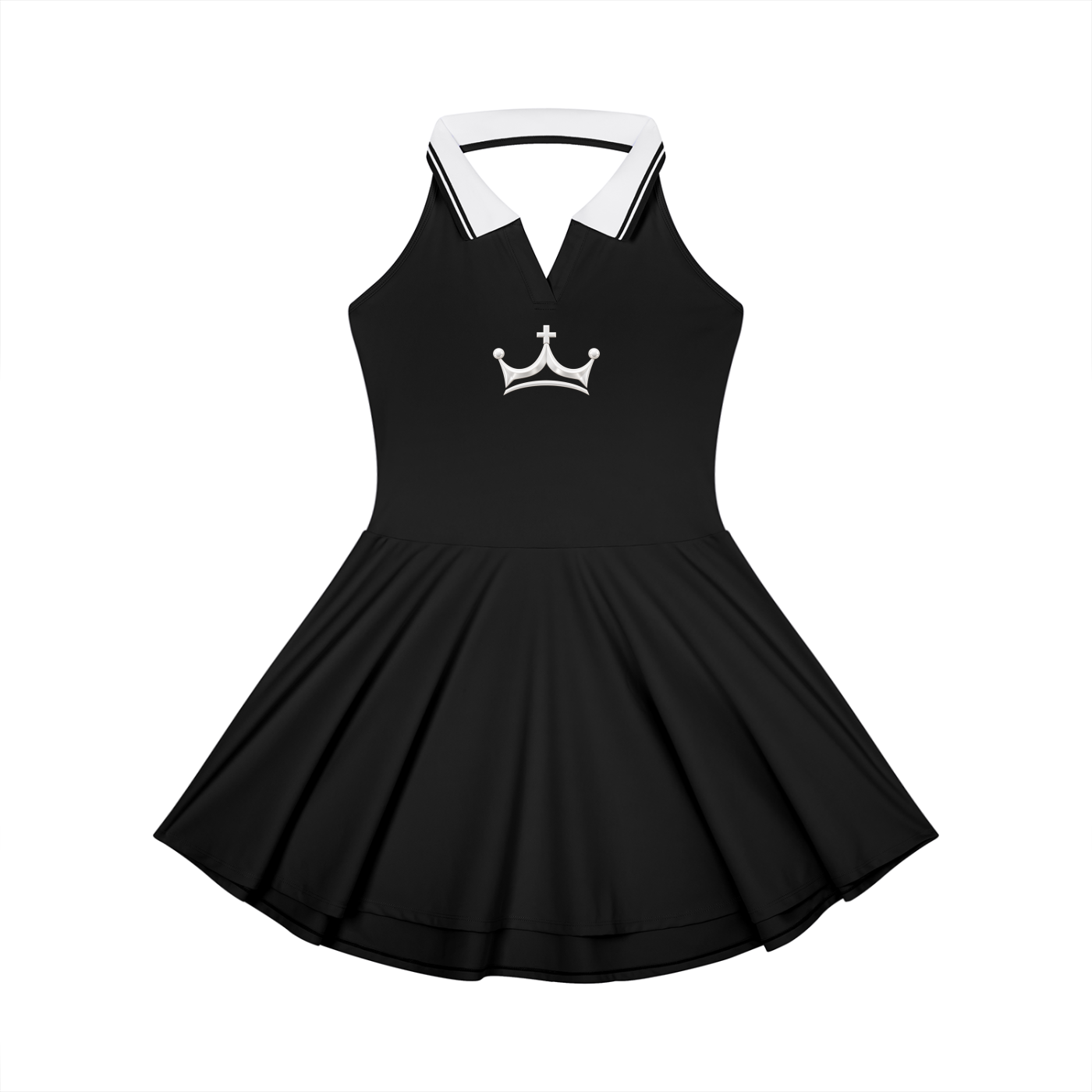 The GFG Heritage Tennis Dress — White Crown