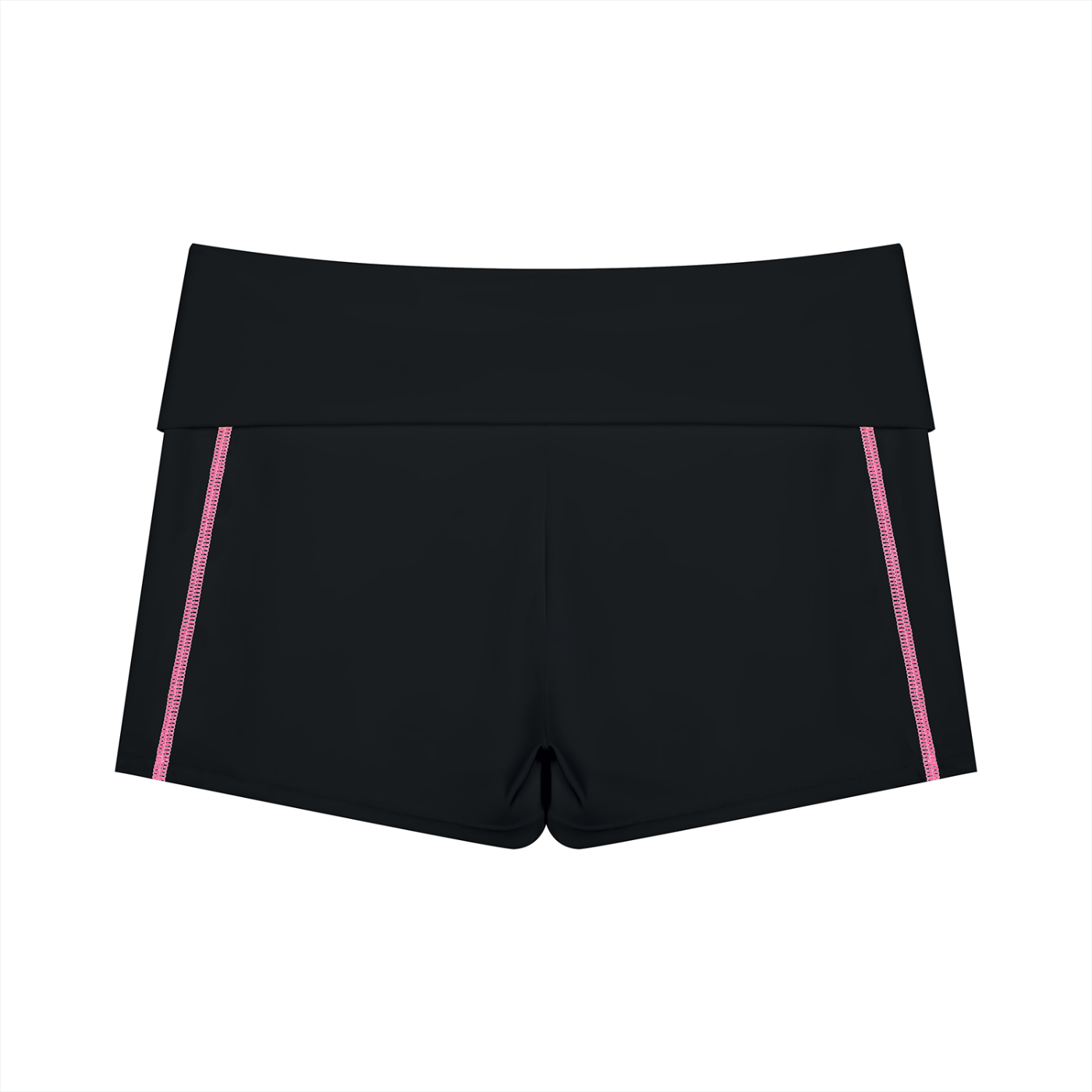 The GFG Heritage Yoga Biker Shorts — White Crown