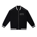 The GFG Heritage Contrast Piping Zip Bomber Jacket — Varsity Block