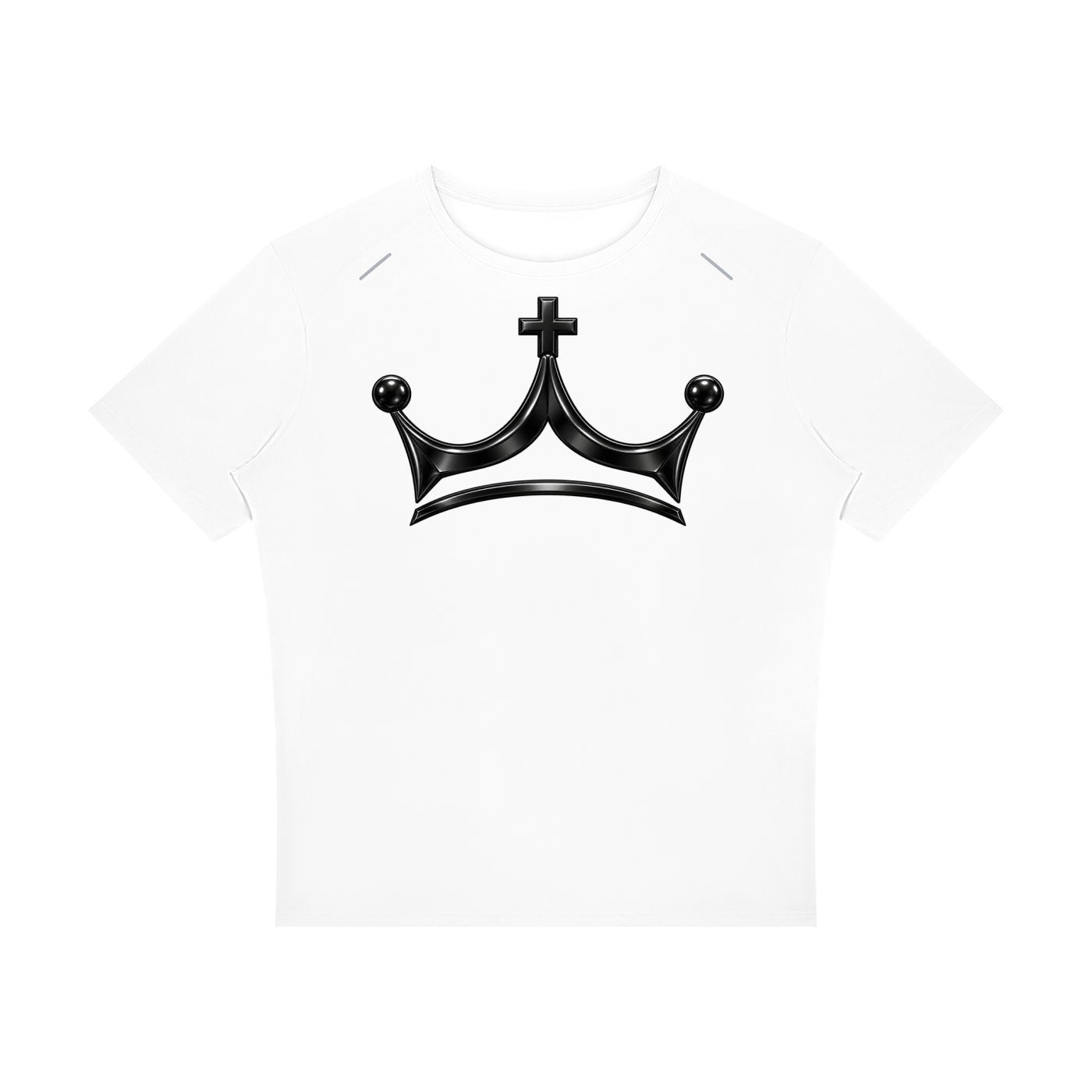 The GFG Heritage Raglan Tee — Black Crown