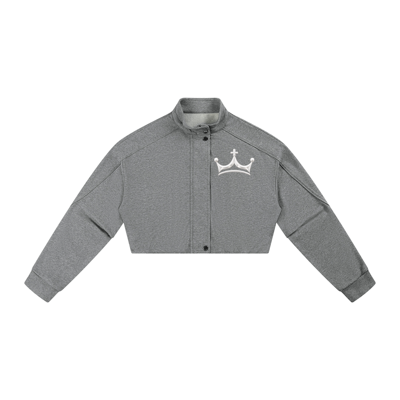 The GFG Heritage Button-Front Jacket — White Crown