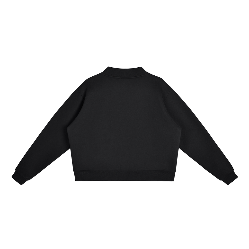 The Navy Crown Mock-Neck