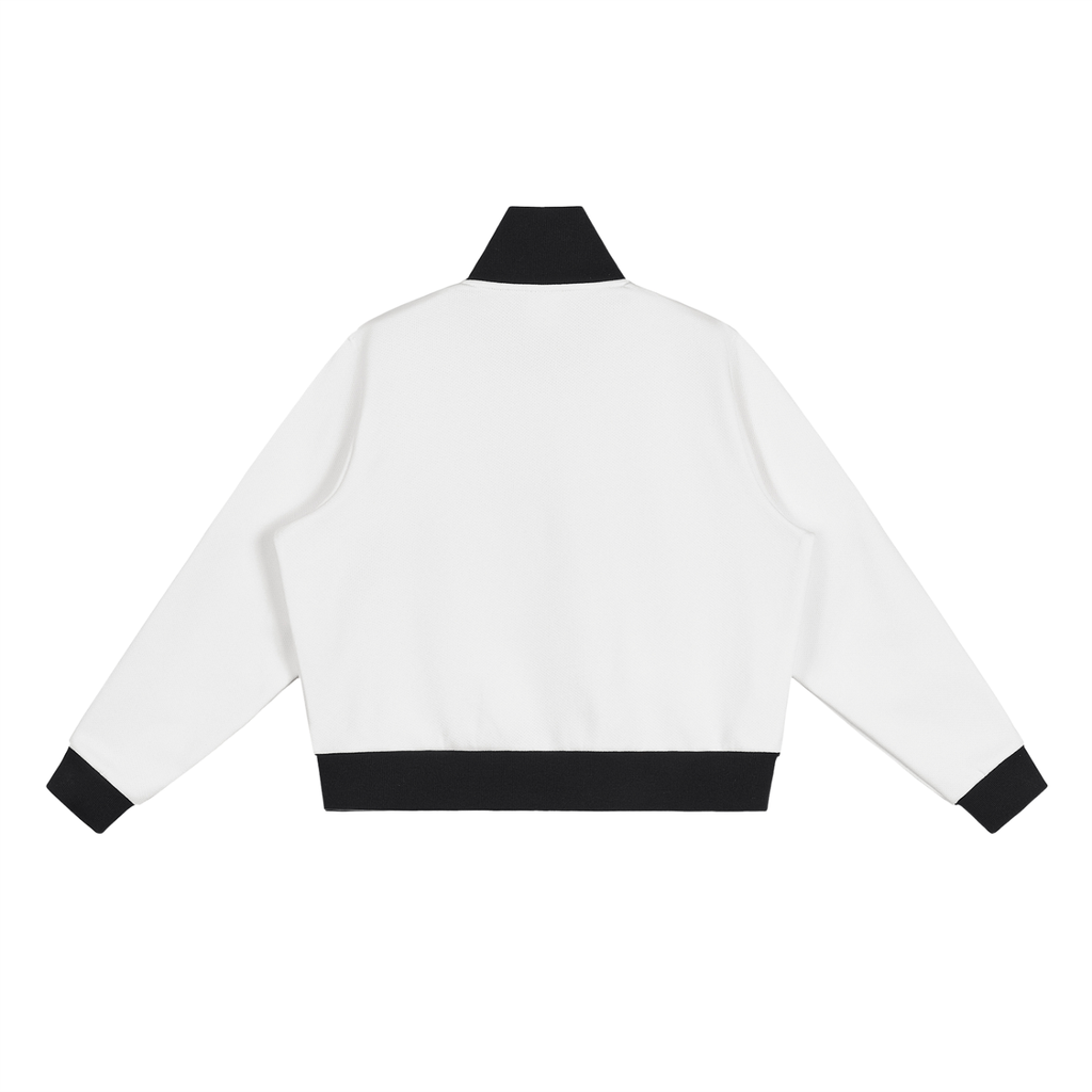 The GFG Heritage Cropped Track Jacket — Black Crown
