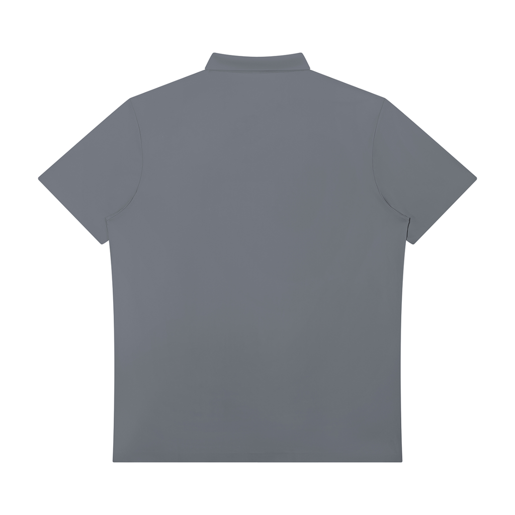 The Onyx Crown Quarter-Zip Polo